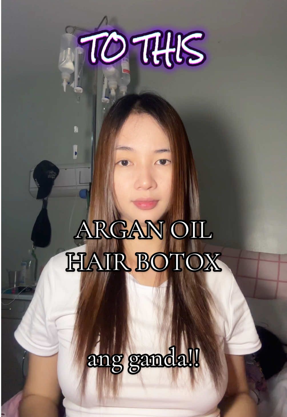 Botox ibabad ng 10-15mns. Argan oil ibabad ng 5-10mns. Tapos yun botox twice a week lang gamit yung argan oil everyday use yun na pinaka hairconditoner mo #arganoil #hairbotox #hairtreatment #hairmask #tutorialbotoxarganoil 