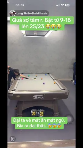 Mất đại tá. Dẫn 18-9 mà vẫn bị bật. #kienseubiliard #huyc300 #xuhuongtiktok #dinhvanbillards #hoangsao 