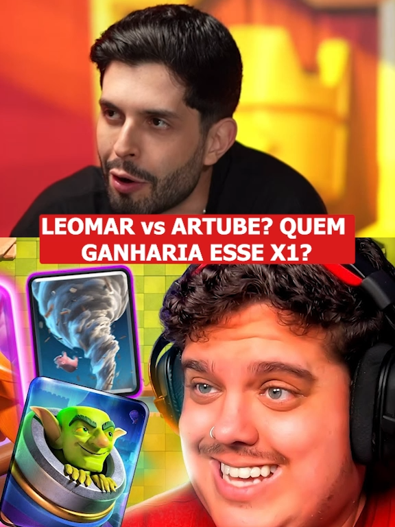 Leomar  ganha da X-Besta do Artube? #clashroyale #brunoplayhard  #loudgg