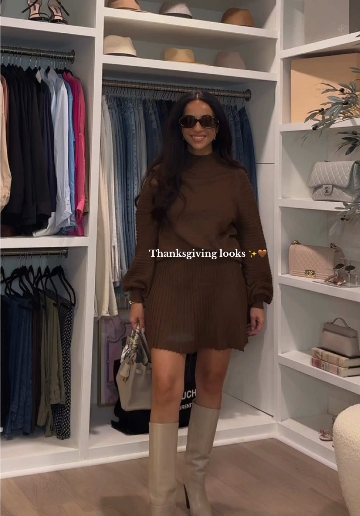 Thanksgiving outfit ideas 🤎✨  Styling some new in pieces #thanksgivingoutfits #fashioninspo #fashiontiktok 