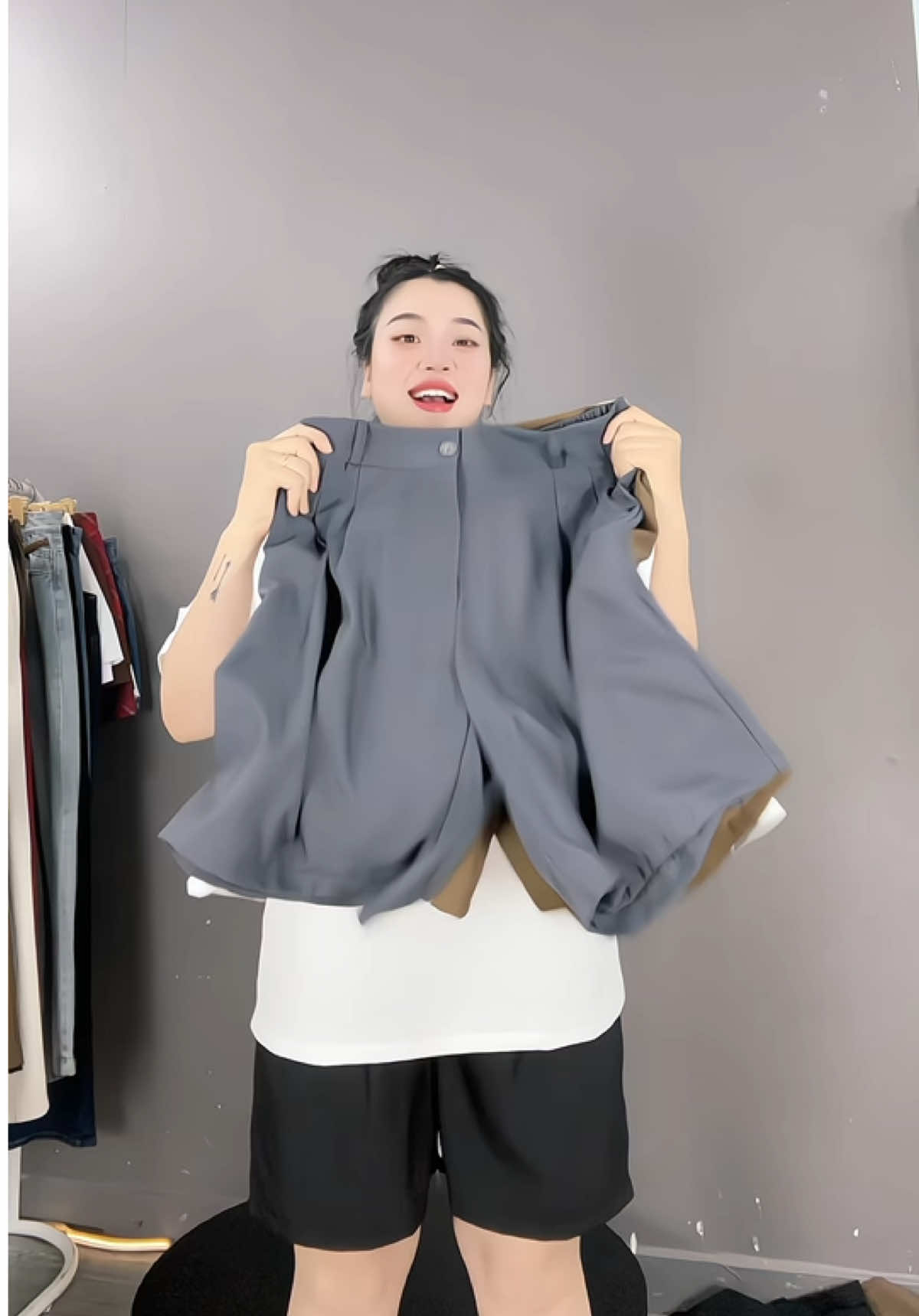 Quần ngố vải bigsize xinh xắn cho nàng béo đây ạ #ươc_duoc_len_xu_huong #conhobigsize #quanngo #quandai #quanbigsize 