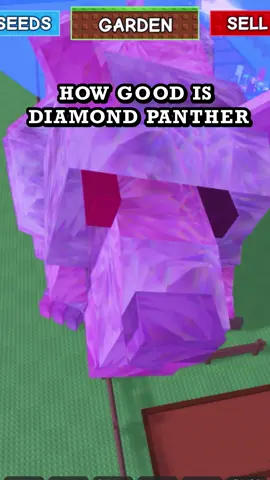 DIAMOND PANTHER IS INSANE🔥🔥 #roblox #fypシ #growagarden #diamondpanther #update 