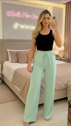 Calça Pantalona Feminina Duna com bolso e cintura alta! 🔥📦✨ COMPRE A SUA AQUI NO CARRINHO 🔥📦✅ #foryou #viraliza #fypシ゚ #vaiprofy #vaiprofycaramba 