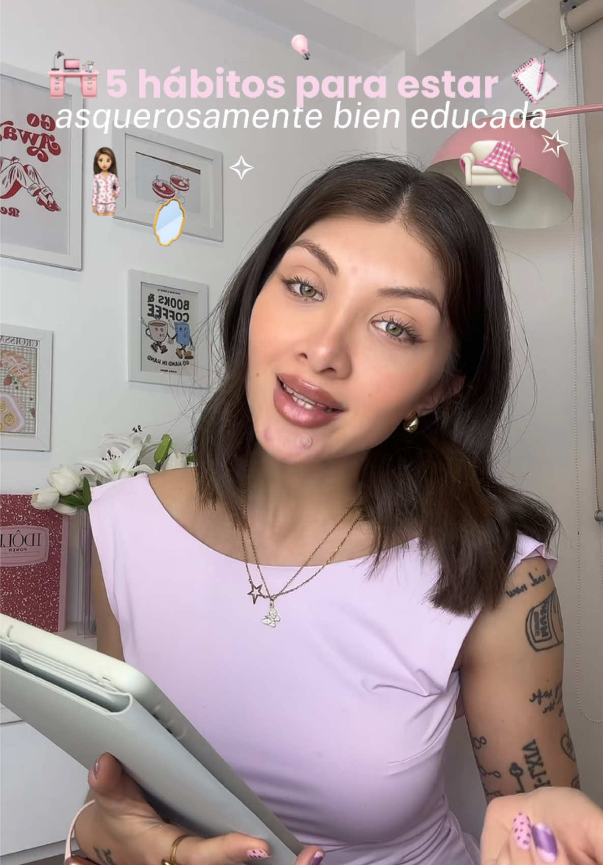 5 hábitos (y mis favoritos) para estar asquerosamente bien educada AMOR 🧚🏻‍♀️🤍💌 cuál agregarías?? contame y te leo🤍🤍