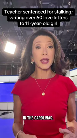 A teacher in the Carolinas is sentenced for stalking; wrote 60 love letters to 11-year-old girl, police #andersoncounty #teachersentenced #sc #southcarolina #teacher 