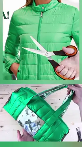 My Cat Was Surprised When I Turned an Old Jacket Into Something New | Creative Clothing Reuse #diycrafts #upcycleideas #recyclingprojects #foryou #fyp 