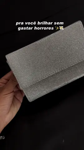 Brilhando e gastando pouco 😮‍💨 #festa #bolsa #brilho #tiktok #fyp 