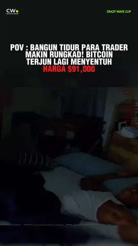🚨semakin rungkad! bitcoin kembali terjun lagi hingga menyentuh harga $91,000 #cryptowave #triv #bitcoin #crypto 