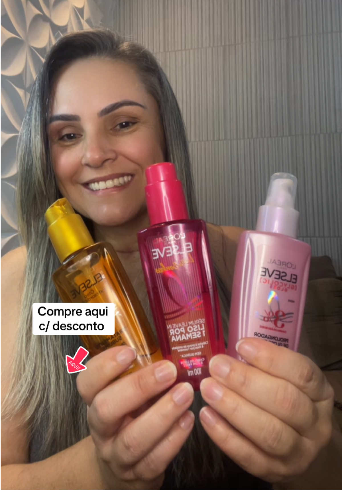 Eu achei que você enganação esses três óleos aqui no Tik Tok Shop por esse valor. #serumcapilar #oleos #elseve #cabelo #tiktokshop 