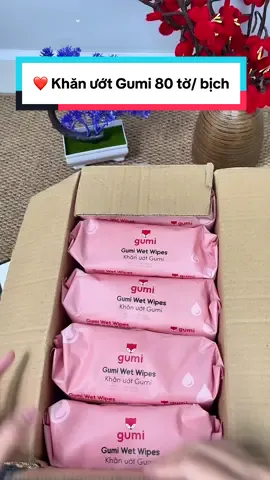 Trả lời @Mebaovy stroe ❤️ Khăn ướt Gumi 80 tờ/ bịch đang có voucher còn hỗ trợ ship về tận nhà quá rẻ #khanuotgumi #cindythuytichcuc 