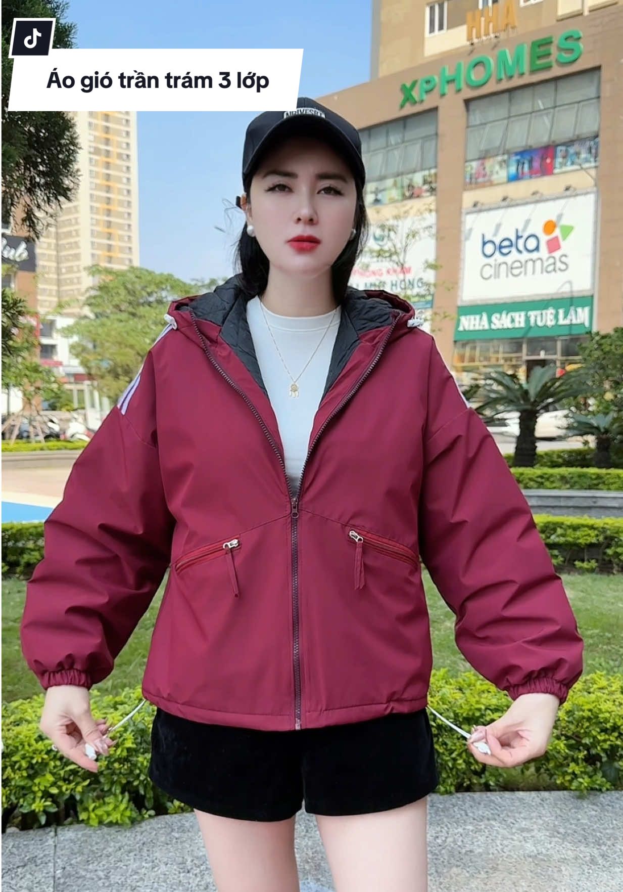 Áo khoác gió trần trám 3 lớp #thudongxudaily #aokhoacgio #aogio #aogiotrantram #aogiochongnuoc 