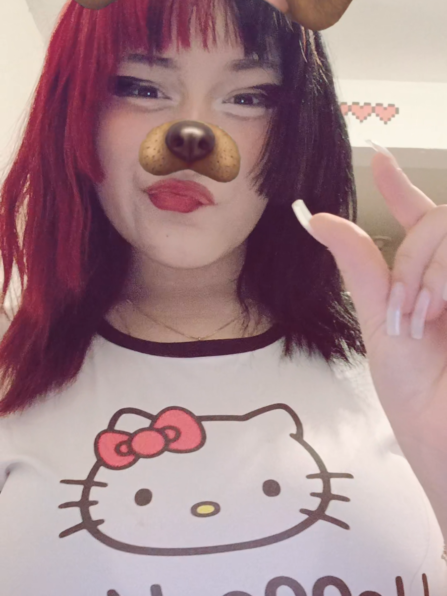 🤏🏻#sadgirl #goth #hellokitty #fypシ #fyp 