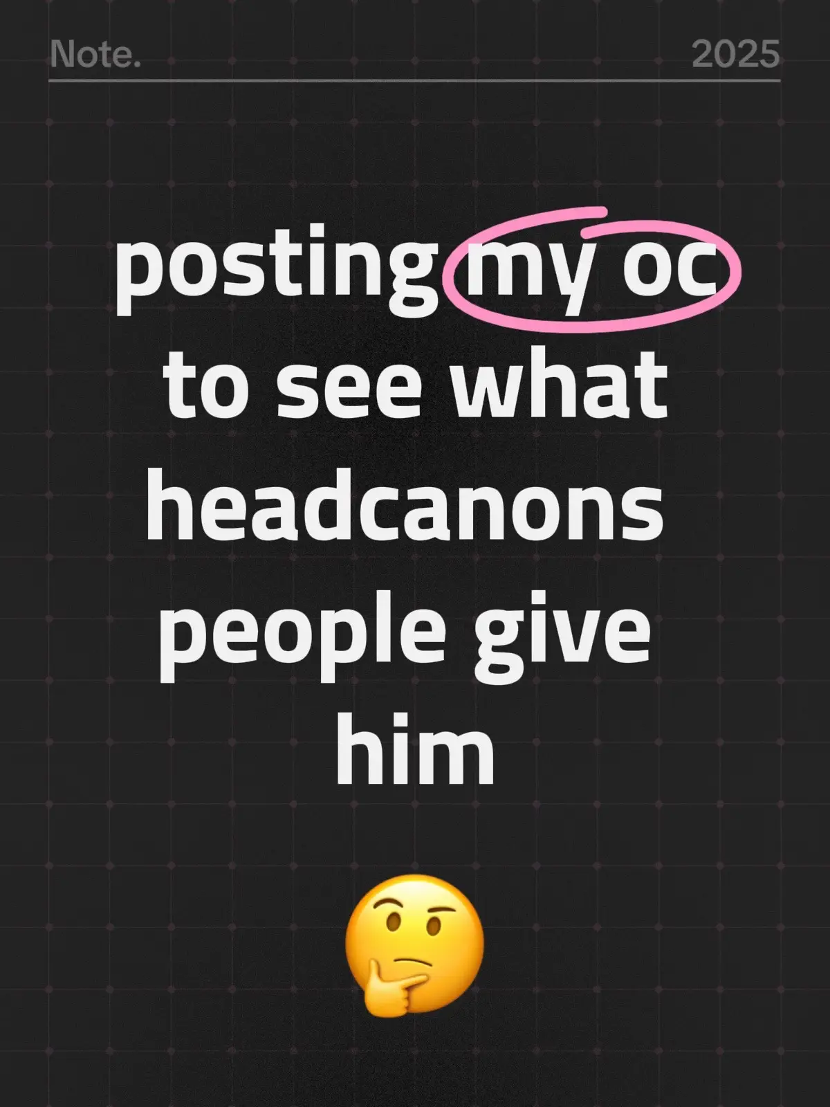 is this an excuse to show off my new commission? maybe.. anyways if i like your headcanon i'll make it canon <3 #oc #ocheadcanons #headcanon #ocart #digitalart 