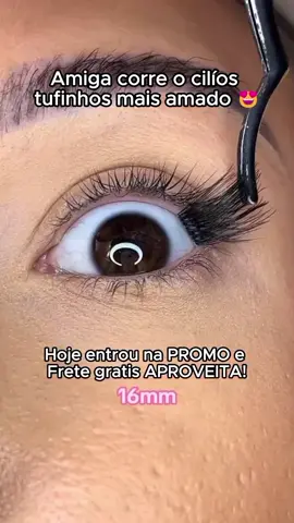 amiga últimas unidades com frete grátis 🔥😍 #ciliostufinho #cilios #extensãodecilios #tiktokshop #ciliosemcasa 