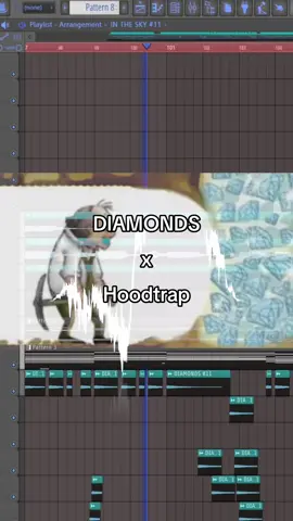 DIAMONDS hoodtrap remix w/ @neverbadagain #diamonds #hoodtrap #mylancore #remix 