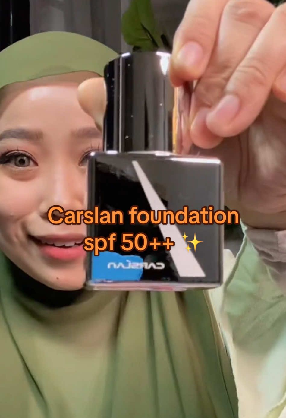 ok jatuh cintaa😭🫰🏻✨ #carslancosmetics #carslanfoundation #carslan #spf50pa➕➕➕ @Carslanmy 