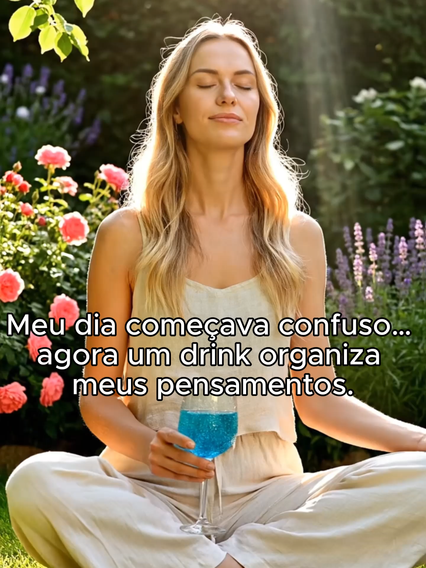 O drink azul que salvou minha ansiedade 💙✨#suplemento #vitaminas #cansacomental