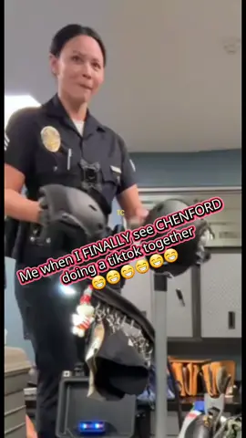The Rookie Season 8 #chenford FINALLY doing a tiktok together and making the fandom SUPER HAPPY  🥰🥰🥰 #therookie #lucychen #timbradford #fyp 