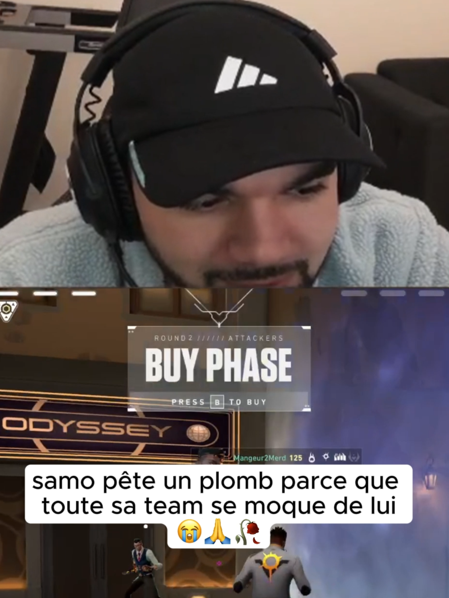 ils ont réussi à pousser samo à bout 😭 #malaise #samolito #Valorant #recontre