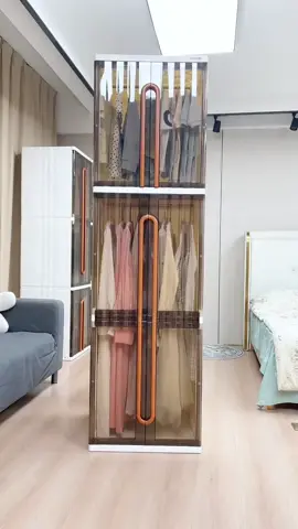 Tủ nhựa trong xuốt tự lắp ghép#tunhuatronhxuot#tunhuaquanao#dodungtienich #tiktokviral #xuhuong  