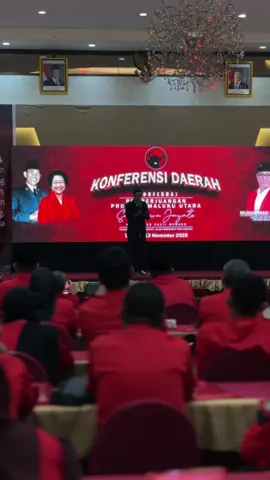 KONFERDA (Konferensi Daerah) PDI PERJUANGAN Provinsi Maluku Utara. Ternate, 03 November 2025 #nurulasnawiah 