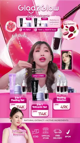 Glad2Glow Serum gather -Suitable for all skin-Pomegranate Niacinamide Brightening+Centella Salicylic Acid Acne Soothing+AHA BHA PHA Exfoliating+Peach Retinol Smoothing - For Dullness&Acne Spots&Anti-Aging | peeling serum mencerahkan ampuh