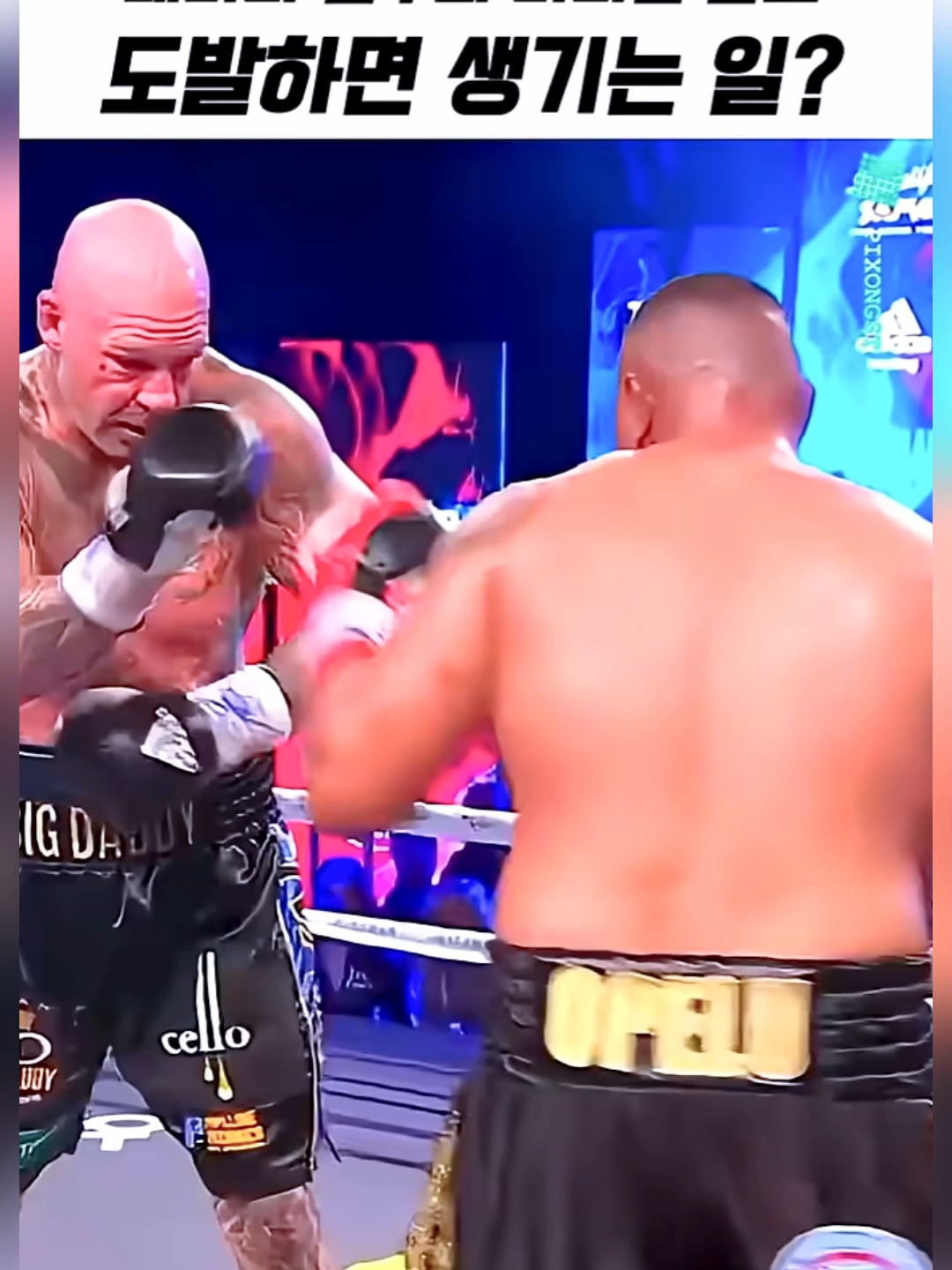대머리 선수의 머리를 잡고 도발하면 생기는 일 & 양아치 보디빌더 선수가 주짓수 관장에게 도발하면 생기는 일