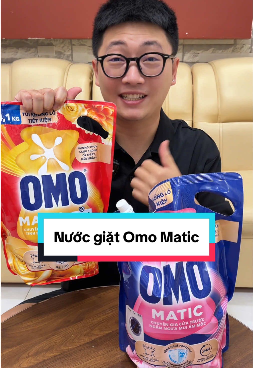 Nước giặt Omo Matic cải tiến giặt quần áo sạch mà thơm lâu lắm các chị ơi #nuocgiat #nuocgiatomo #nuocgiatomomatic #omomatic 