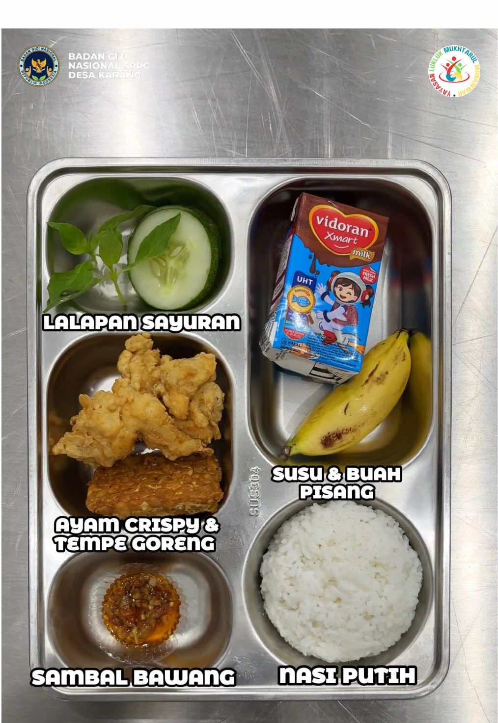 Day 37, 18 November 2025 || menunya ayam geprek for dedeck dedeck 😍🥰😋 #mbg #makanbergizigratis #sppgkarang #bgn 