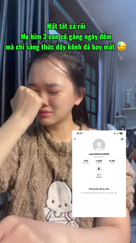 Đối với mọi người không là gì , nhưng đối em là bao công sức hàng ngày. Mà chỉ sáng dậy 1 phát mất hết 😣#tapxaykenh #mebimsua #mebacon #xaykenhtiktok 