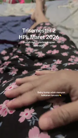 Hpl tahun depan apakah sudah ada yang nyicil perlengkapan? #hplmaret2026 #pregnancy #bumil 