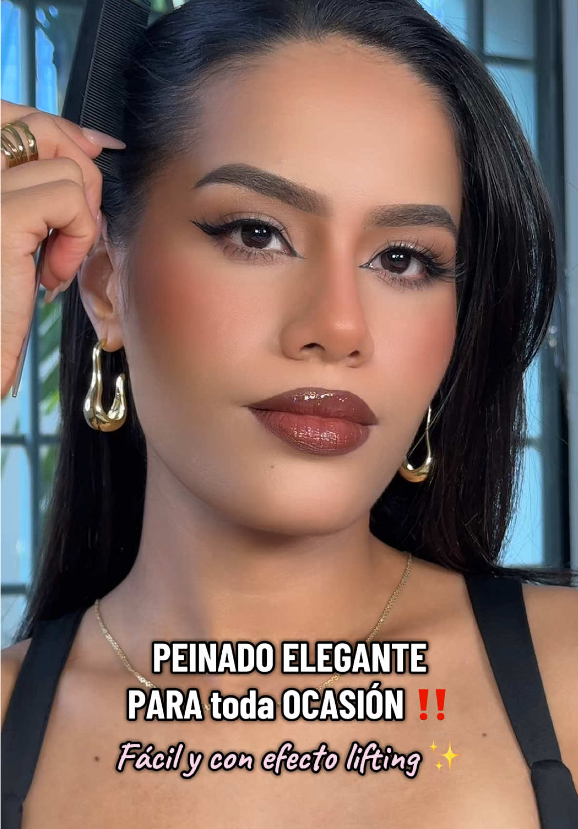 PEINADO PARA TODA OCASIÓN ‼️ FÁCIL Y ELEGANTE 😍 use la Cool Lock Airflow de @SHEGLAM HAIR US @SHEGLAM !! Una de mis herramientas para el cabello favoritas de la marca es 2 en 1! Así que te servirá de rizadora y plancha a la vez 😮‍💨💖 ¡la amo!   ##SHEGLAM##SHEGLAMHAIR##SHEGLAMairflow##SHEGLAM2in1airflow #hair 