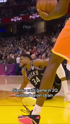 Giannis did not return vs. Cavs #NBA #basketball #giannis #bucks 