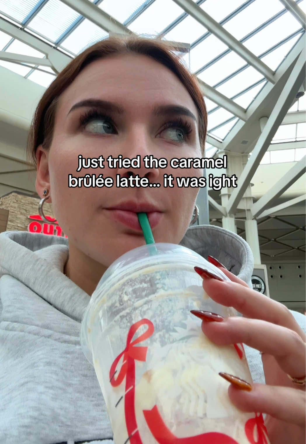 it was ok I GUUUUEEEESSSS ;p // I haven’t enjoyed a seasonal starbs drink like this in a hot minute #starbucks #caramelbruleelatte 