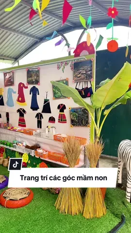Trang trí khuôn viên trường mầm non #🌻tiemnhomamnon🌻 #xuhuongtiktok #giaovienmamnon #cogiaomamnon #trangtrimamnon 