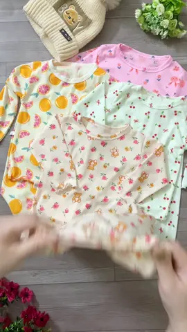 Combo 4bộ dài tay siêu xinh cho bé yêu mặc đẹp lắm luôn #quanaotreem #bodaitaychobe#bothudong #xuhuong #giadinhrosua 