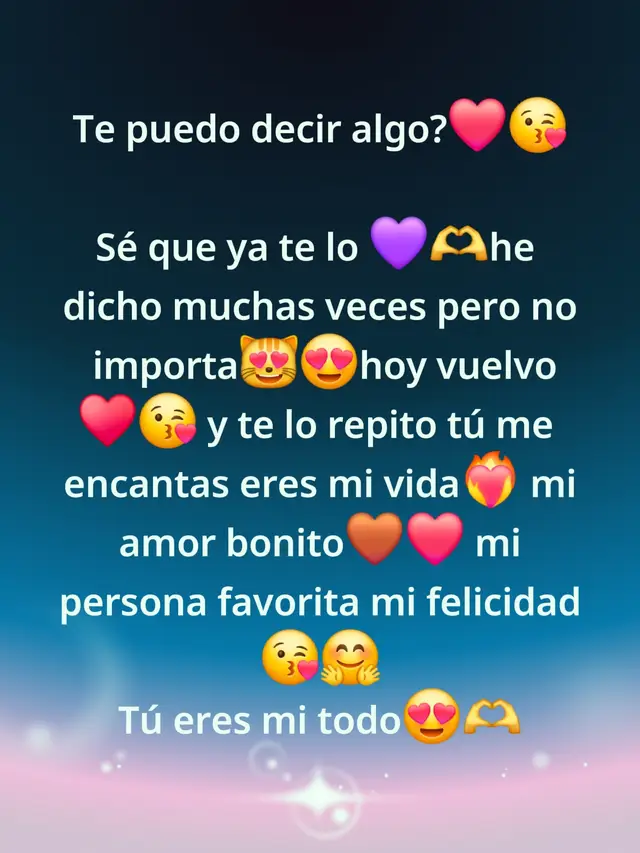 Eres tú y nadie más Tú con quién quiero reír, caer y caminar en esta vida Eres tú porque te abrazo y no temo porque te miro y suspiro, porque te beso y vuelo. Eres tú, mi lugar favorito, el café de todos mis días #temaconfrases #notasparadedicar #notasfavoritas 