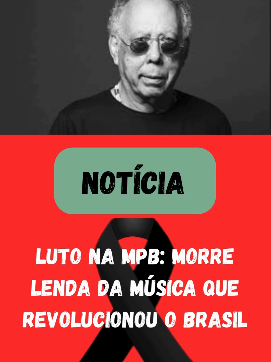 LUTO NA MPB MORRE LENDA DA MÚSICA QUE REVOLUCIONOU O BRASIL           Luto na música brasileira 🖤 Jards Macalé, lenda da MPB e revolucionário da música experimental, nos deixou aos 82 anos. Um artista que escolheu a liberdade criativa e marcou gerações. Caetano Veloso se despede do amigo que foi fundamental para o disco 