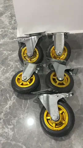 Anti-slip,flexible,and wear-resistant rubber wheels.Silent wheels#wheels #rubber #trolley #caster 