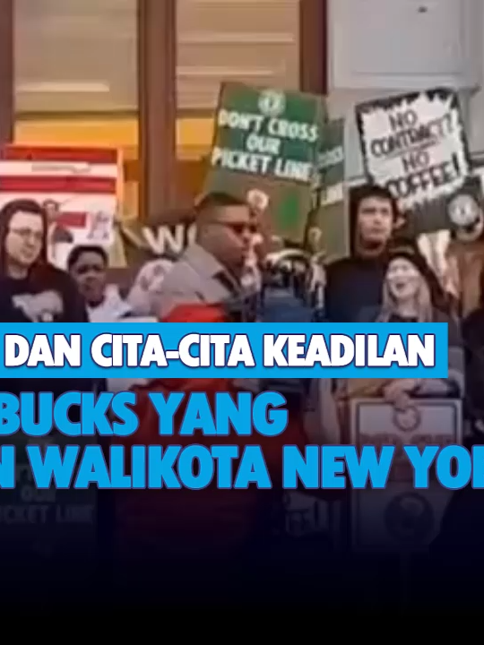 Cangkir Merah dan Cita-cita Keadilan: Boikot Starbucks yang Digaungkan Walikota New York #Starbucks #NewYork #RedCupDay #ZohranMamdani #AmerikaSerikat #SNN #SIBNewsNetwork #sibtv #news