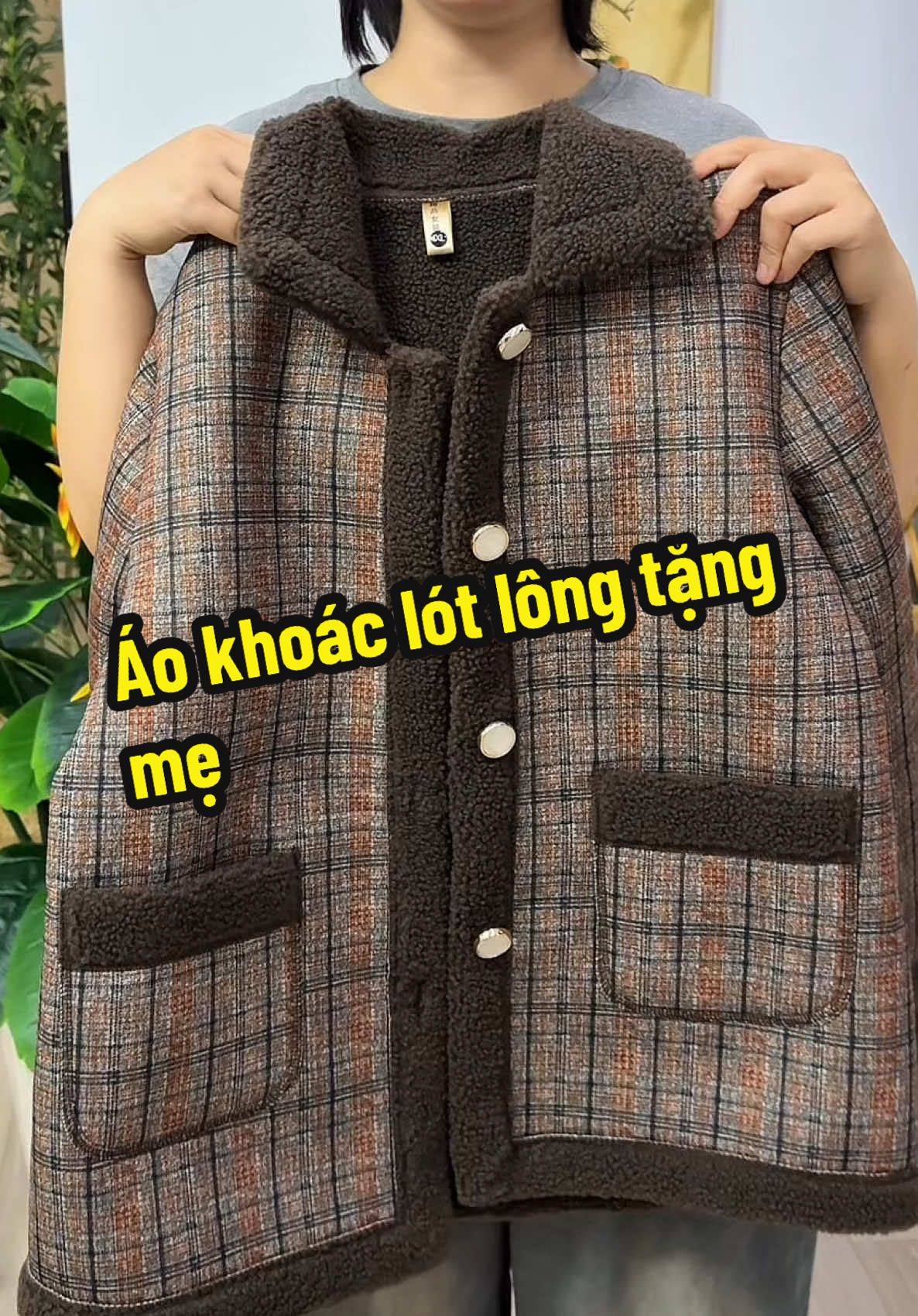 Áo khoác lót lông tặng mẹ #aokhoaclotlong #aokhoacnilotlong #nabeodaily 