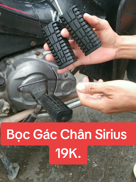 Bọc gác chân xe máy sirius wave dream cúp #xuhuong #utlemientay #fan #quat #gacchanxemay 