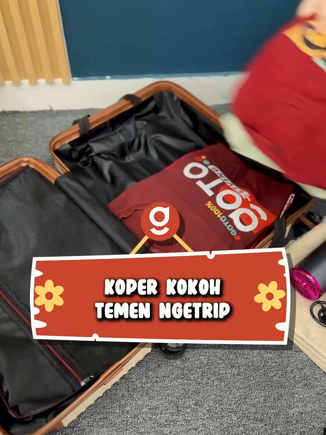 Mau holiday ke mana sih? Semua perjalanan kawannya GOTO Trax ya🧳 #gotoliving #koper #liburan #holiday