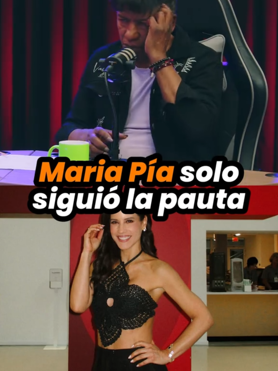 Según la conductora, ella únicamente habría seguido la pauta ante las recientes declaraciones de Pamela Franco. #chimichurri #pamelafranco #mariapiacopello #mandequienmande #farandulaperuana @christianbayro6 @fernandoleonartista @norkascue @pashi_oficial9 @tonizonte22