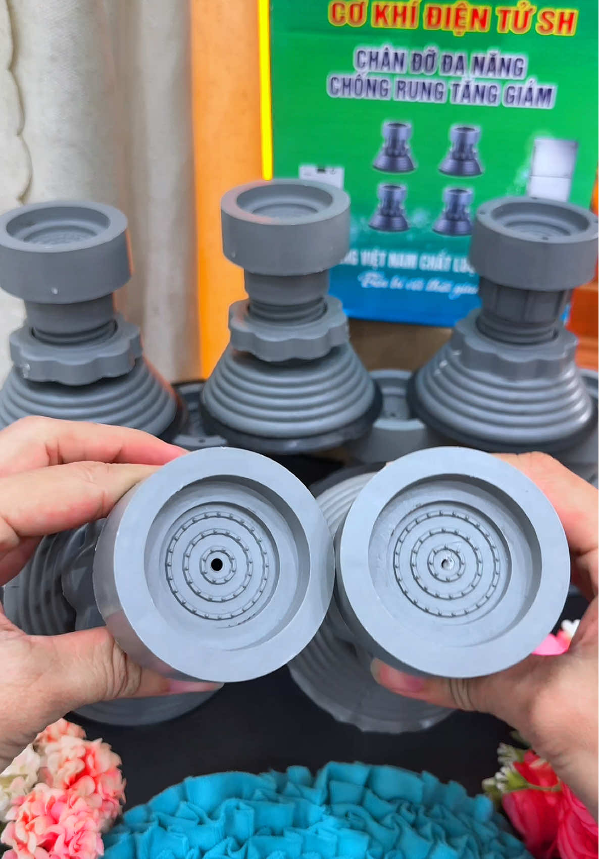 Combo 8 chân kê máy giặt tủ lạnh bếp gas#emtuyettaphoa #xuhuong #chanketulanh #chankebepgas #chankemaygiat 