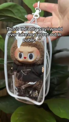 If she’s not wrapped then she ain’t going to be strapped! #labubus #labubu #labubuprotectivecase #popmartlabubu 