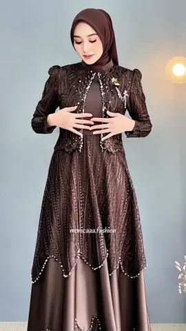 Gamis brokat wanita - dress velvet brukat #gamislebaran #gamiskekinian #gamiscantik 