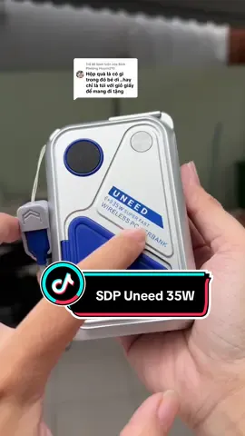 Trả lời @Bích Phương Huỳnh210 nó đựng cục dự phòng thôi ạ #sacduphong #uneed #sacnhanh #dienthoai #muagibando271 
