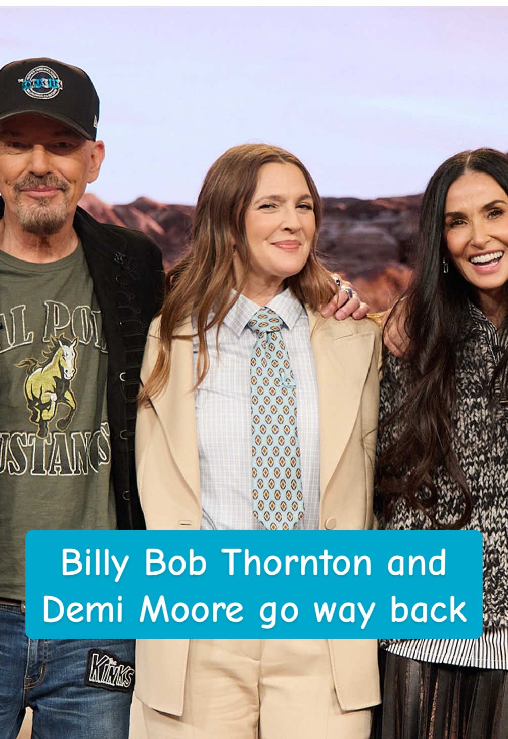 @Landman stars Billy Bob Thornton & Demi Moore go way back 👀 #landman 