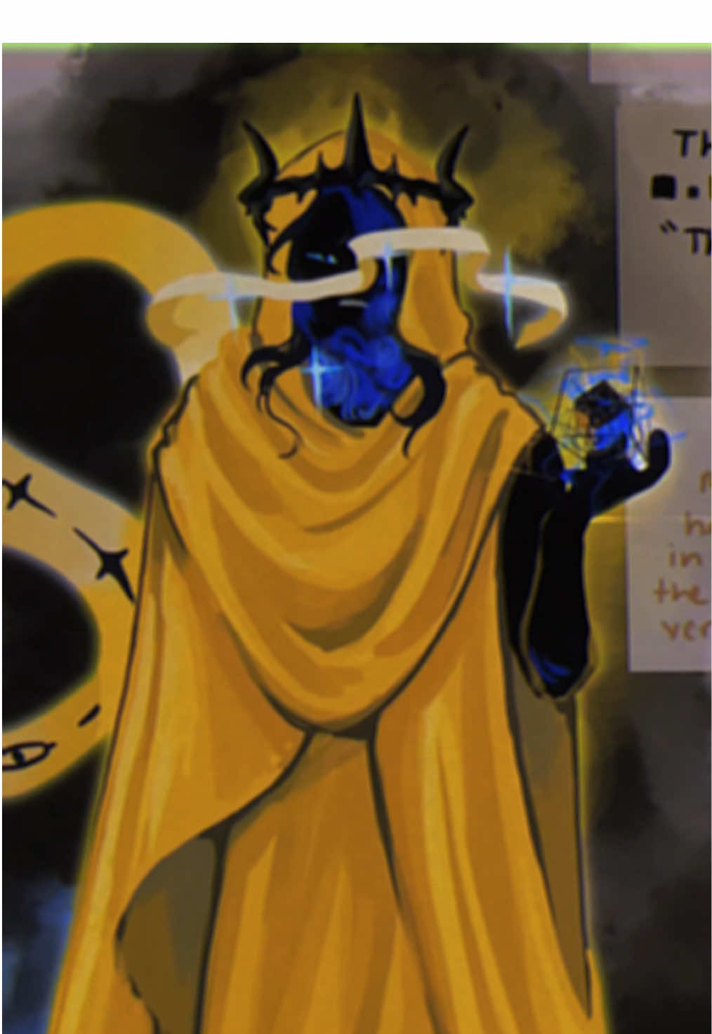 Look at me Avery… Avery…. Look at me.  [oc] Creator // the king In yellow AU  #oc #drawing #art #AvvySmp #art 